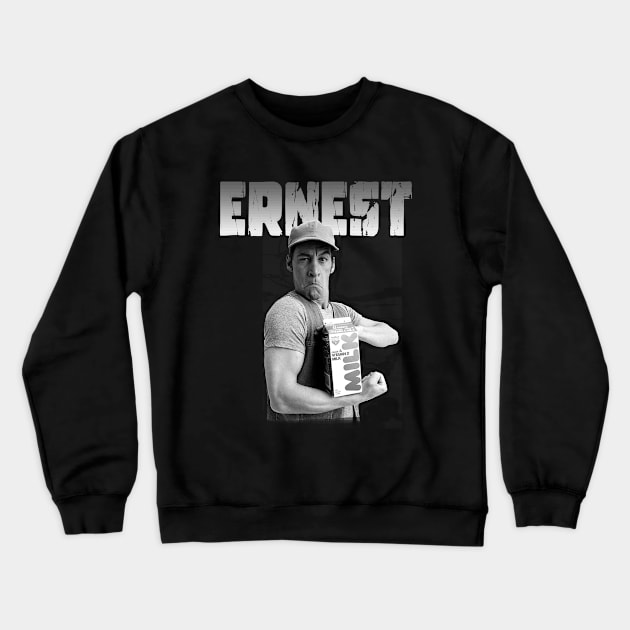 Ernest drinks milk Crewneck Sweatshirt by Malarkey